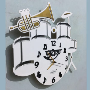 Wall clock music theme
