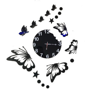 Big butterfly theme wall clock online