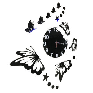 Big butterfly theme wall clock online