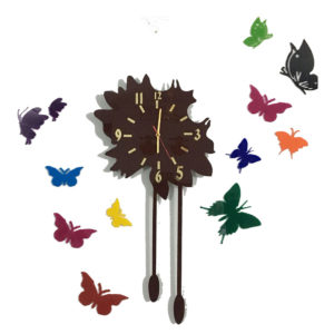 Butterfly theme wall clock online